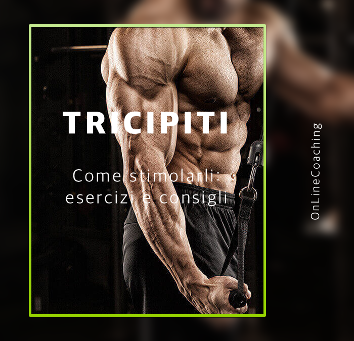 Tricipiti: 5 esercizi per stimolarli efficacemente