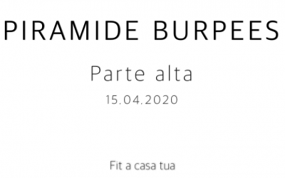 PIRAMIDE BURPEES | Parte alta