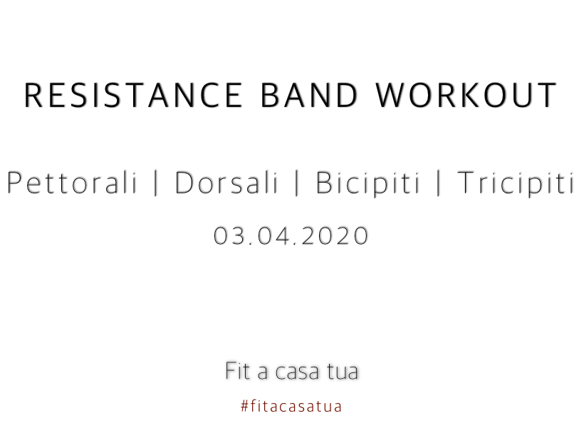 RESISTANCE BAND WORKOUT | Parte alta