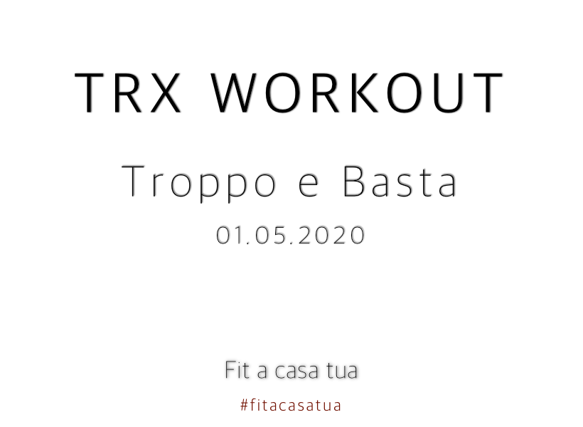 TRX WORKOUT | Allenamento Instabile